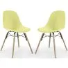 Sedia da Pranzo - Design Scandinavo - Gambe in Legno - Set di 2 - Skögur image 9