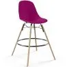 Sgabello da Bar - Design Scandinavo - Gambe in Legno - Skögur image 9