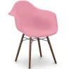 Sedie da Pranzo - Design Scandinavo - Gambe in Legno Scuro - Nordika image 9