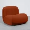 Poltrona Moderna Minimalista a Design Curvo Imbottita in Velluto - Comfort e Stile Contemporaneo - Büba image 9