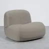 Poltrona Moderna Minimalista a Design Curvo Imbottita in Velluto - Comfort e Stile Contemporaneo - Büba image 9