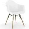 Sedia da Pranzo in Velluto - Design Scandinavo e Gambe in Legno - Nordika image 9