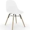 Sedia da Pranzo in Velluto - Design Scandinavo e Gambe in Legno - Skögur image 9