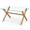 Tavolo da Pranzo Rettangolare - Design Scandinavo - 6 Posti - Tesfa image 9