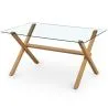 Tavolo da Pranzo Rettangolare - Design Scandinavo - 6 Posti - Tesfa image 9