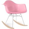 Sedia a Dondolo - Design Scandinavo - Gambe in Legno e Metallo - Nordika image 9