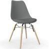 Sedia da Pranzo con Cuscino - Design Scandinavo e Gambe in Legno - Skögur image 9