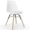 Sedia da Pranzo con Cuscino - Design Scandinavo e Gambe in Legno - Skögur image 9