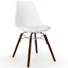 Sedia da Pranzo con Cuscino - Design Scandinavo e Gambe in Legno Scuro - Skögur image 9
