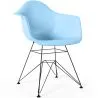 Sedia da Pranzo - Design Scandinavo e Gambe in Metallo Nero - Nordika image 9