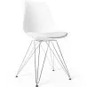 Sedia da Pranzo con Cuscino - Design Scandinavo e Gambe in Metallo - Skögur image 9