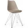 Sedia da Pranzo con Cuscino - Design Scandinavo e Gambe in Metallo - Skögur image 9