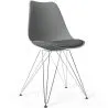Sedia da Pranzo con Cuscino - Design Scandinavo e Gambe in Metallo - Skögur image 9