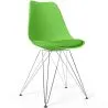 Sedia da Pranzo con Cuscino - Design Scandinavo e Gambe in Metallo - Skögur image 9
