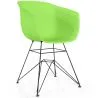 Sedia da Pranzo - Design Scandinavo - Gambe Nere - Polin image 9