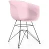 Sedia da Pranzo - Design Scandinavo - Gambe Nere - Polin image 9