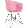 Sedia da Pranzo - Design Scandinavo - Gambe Nere - Polin image 9