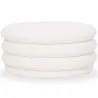 Pouf Moderno Con Contenitore Rivestito In Tessuto Bouclé Multifunzionale Come Tavolino Da Caffè - Dass image 9
