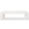 Panca Rivestita In Tessuto Bouclé Bianco - Moderna Elegante Minimalista - Karla image 9