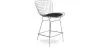 Sgabello di design con griglia in metallo - Lived image 9