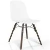 Sedia da pranzo con gambe in legno scuro – Stile moderno e funzionalità - Broly image 9