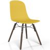 Sedia da pranzo con gambe in legno scuro – Stile moderno e funzionalità - Broly image 9