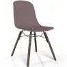 Sedia da pranzo con gambe in legno scuro – Stile moderno e funzionalità - Broly image 9