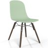 Sedia da pranzo con gambe in legno scuro – Stile moderno e funzionalità - Broly image 9