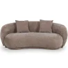 Divano Curvo di Design Stile Contemporaneo Rivestito in Chenille - Curvy image 9