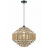 Lampadario a sospensione - Corda naturale e Struttura in metallo nero - Lapor image 9