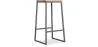 Sgabello da bar di design industriale - Legno e metallo - 76cm - Big Boy image 9