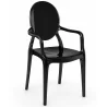 Sedia da pranzo trasparente - Design con braccioli - Louis XIV image 9
