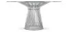 Tavolo da pranzo rotondo - Vetro e metallo - Barrel image 9