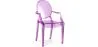 Sedia da pranzo trasparente - Design con braccioli - Louis XIV image 9