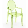Sedia da pranzo trasparente - Design con braccioli - Louis XIV image 9