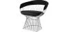 Sedia da pranzo con braccioli - Similpelle e metallo - Barrel image 9