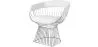 Sedia da pranzo con braccioli - Similpelle e metallo - Barrel image 9