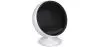 Poltrona design sfera - Rivestita in tessuto - Batton image 9