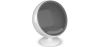 Poltrona design sfera - Rivestita in tessuto - Batton image 9