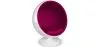 Poltrona design sfera - Rivestita in tessuto - Batton image 9