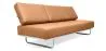 Divano Letto Rivestito in Pelle - 3 Posti - Kart image 9