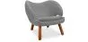 Poltrona Rivestita in Tessuto - Design Scandinavo - Pelitano image 9