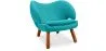 Poltrona Rivestita in Tessuto - Design Scandinavo - Pelitano image 9