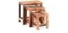 Set di 3 tavolini laterali impilabili - Legno - Seaside image 9