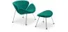 Poltrona di Design con Poggiapiedi - Rivestimento - Chunk image 9