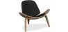 Poltrona di design - Poltrona Scandinava - Rivestita in pelle - Lucy image 9