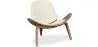 Poltrona di design - Poltrona Scandinava - Rivestita in pelle - Lucy image 9