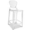 Sgabello da bar con schienale - Design trasparente - 65cm - Victoria Queen image 9
