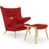Poltrona con Poggiapiedi - Rivestimento - Grizzly image 9