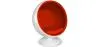 Poltrona design sfera - Rivestita in tessuto - Batton image 9